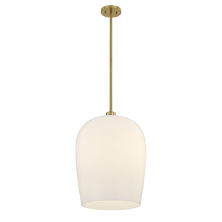 Livingston 1-Light Pendant in Warm Brass
