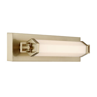 Parker 18" LED Bathroom Vanity Light in Noble Brass