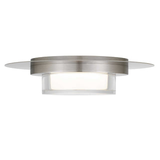 Plate Flush Mount  Brushed in Stainless Steel Finish