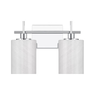 2-Light Bathroom Vanity Light in Chrome