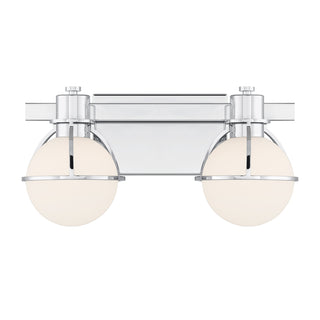 Pierce 2-Light Bathroom Vanity Light in Chrome