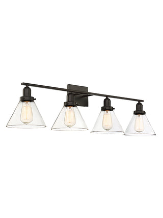 Drake 4-Light Bathroom Vanity Light in English Bronze