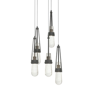 Link 5-Light Blown Glass Pendant