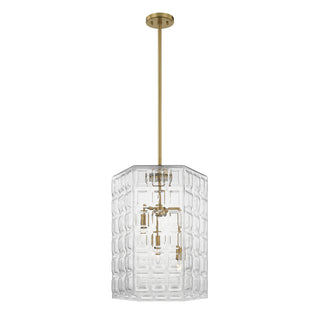 Reddick 3-Light Pendant in Warm Brass