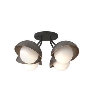 Brooklyn 4-Light Single Shade Semi-Flush