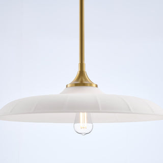 Hadley 1-Light Pendant in Warm Brass