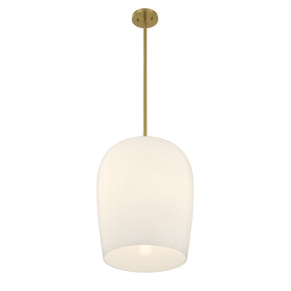 Livingston 1-Light Pendant in Warm Brass