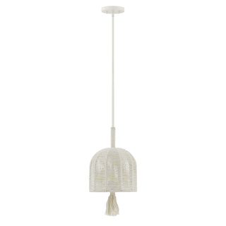 Lunara 3-Light Pendant in Cotton by Breegan Jane