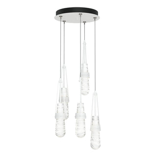 Link 5-Light Blown Glass Pendant