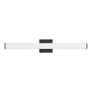 Colt 30" Contemporary LED Cylinder Vanity Light in Black
