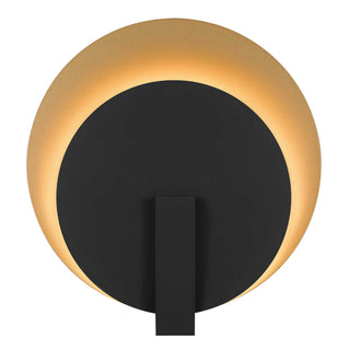 Eclispe 12 Inch Outdoor Wall Sconce in Sand Black Finish