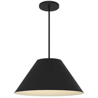 Jaz 22 Inch Outdoor Pendant in Sand Black Finish