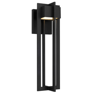 4 Bar 23 Inch Outdoor Wall Sconce in Sand Black Finish