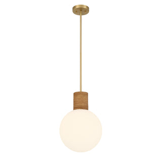 Jarrell 1-Light Pendant in Warm Brass