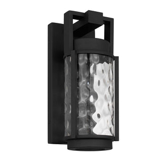 Winston 12 Inch Outdoor Wall Sconce in Sand Black Finish