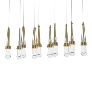 Link 10-Light Clear Glass Pendant