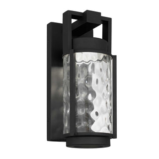 Winston 12 Inch Outdoor Wall Sconce in Sand Black Finish