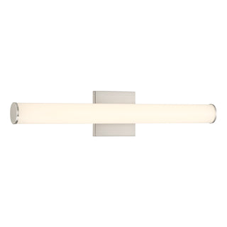 Colt 24" Contemporary LED Cylinder Vanity Light in Satin Nickel