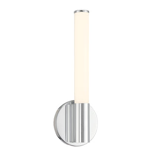 Connor 14" Mini Tube LED Cylinder Vanity Light in Chrome