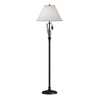 Forged Leaves and Vase Floor Lamp