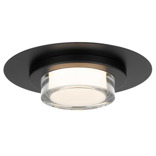 Plate Flush Mount in Sand Black Finish