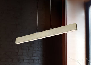Colmar Dimmable Integrated Led Rubber Wood Ceiling Island Light With Adjustable Steel Braided Cable.18W, 1400 Lumen, 3000K