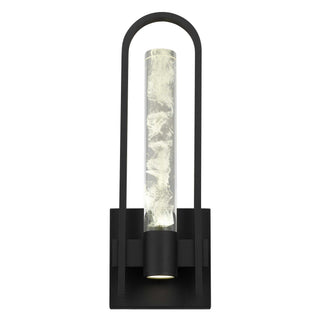Arch 17 Inch Outdoor Wall Sconce in Sand Black Finish