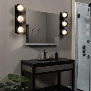 Brooklyn 3-Light Straight Double Shade Bath Sconce