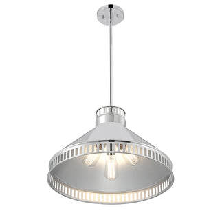 Seagram 3-Light Pendant in Polished Nickel