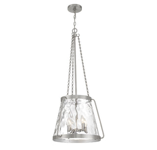 Crawford 4-Light Pendant in Satin Nickel