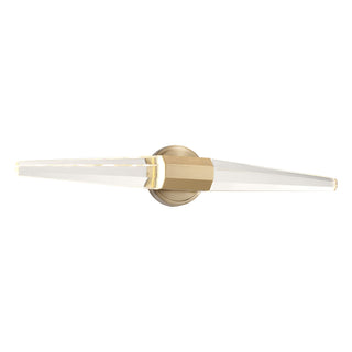 Beaumont LED Bathroom Vanity Light in Noble Brass
