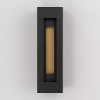 Layer 22 Inch Outdoor Wall Sconce in Sand Black Finish