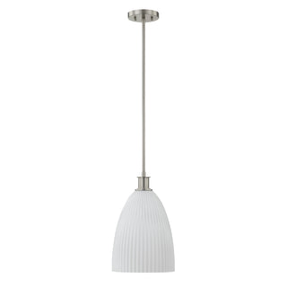 Baldwin 1-Light Pendant in Satin Nickel