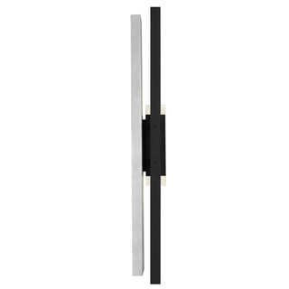 Mars 32 Inch Outdoor Wall Sconce in Black Finish