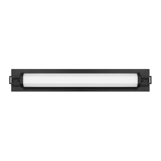 Parker 28" LED Bathroom Vanity Light in Black Lustre