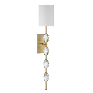 Sebring 1-Light Wall Sconce in Warm Brass