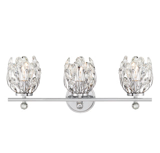 Moreno 3-Light Bathroom Vanity Light in Chrome