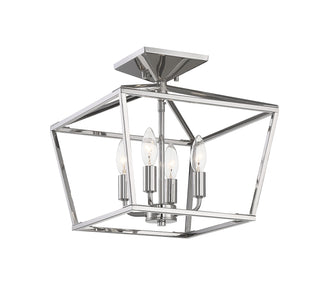 Townsend 4-Light Ceiling Light in Polished Nickel