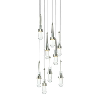 Link 9-Light Clear Glass Pendant