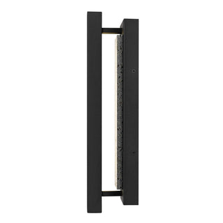 Dakota 16 Inch Outdoor Wall Sconce in Sand Black Finish