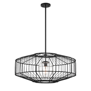 Marcy 1-Light Pendant in Matte Black