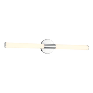 Connor 30" Mini Tube LED Cylinder Vanity Light in Chrome