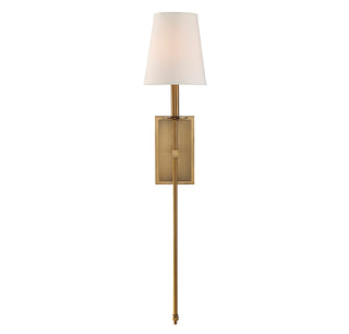 Monroe 1-Light Wall Sconce in Warm Brass