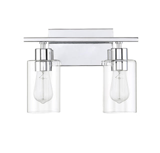 Lambert 2-Light Bathroom Vanity Light in Polished Chrome