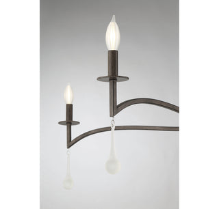 Laramie 5-Light Chandelier in Chelsea Walnut