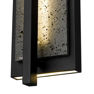 Dakota 32 Inch Outdoor Wall Sconce in Sand Black Finish