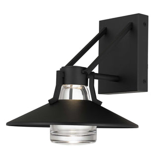 Radiant 11 Inch Outdoor  Wall Sconce in Sand Black Finish