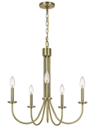 60W X 5 Spiez Metal Chandelier