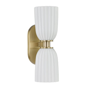 Baldwin 2-Light Wall Wall Sconce in Noble Brass