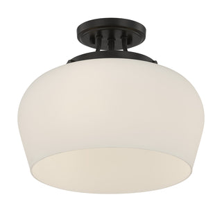 Octave 3-Light Ceiling Light in Matte Black